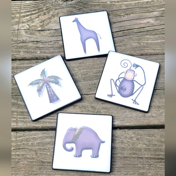 Tropical Animal Coasters - Picture 1 of 4